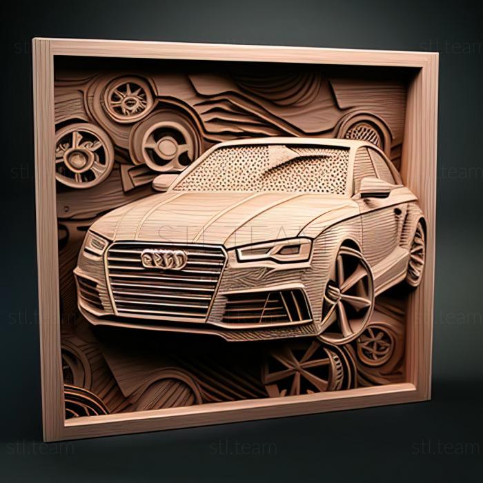3D model Audi S4 (STL)